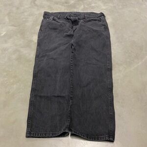 Wrangler Jeans Men's 44x30 Charcoal Grey Classic Fit Denim Pants